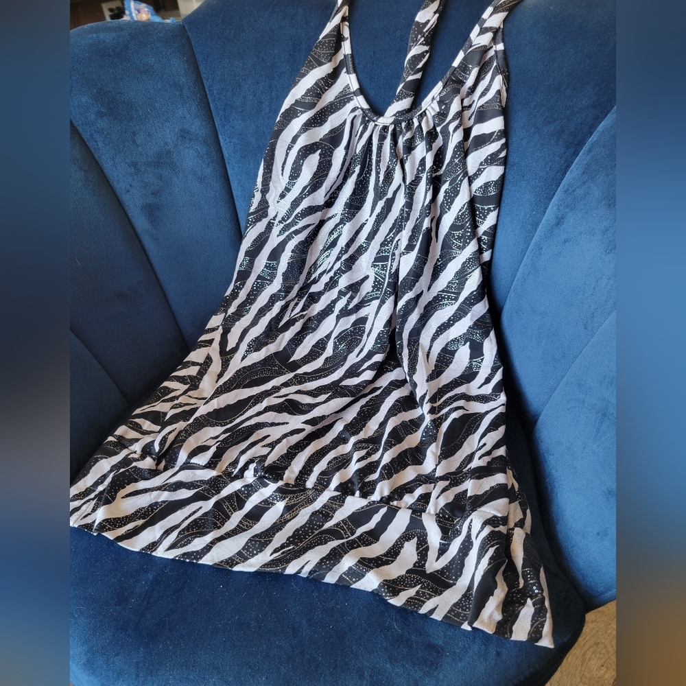 Candy rain zebra tank